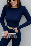 Navy Knitwear
