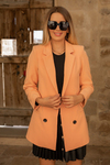 Krep Süs Düğmeli Blazer - SOMON