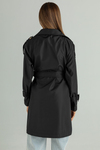 Schwarz Trenchcoats