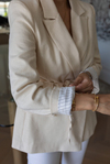 Kuşaklı Blazer Ceket - BEJ
