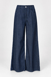 MGZ Bol Paça Denim Pantolon - LACİVERT