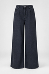 MGZ Bol Paça Denim Pantolon - SİYAH