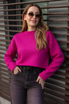 MGZ Crop Sweatshirt - PEMBE