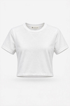 MGZ Crop T-Shirt - BEYAZ