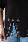 MGZ Taşlı T-Shirt - KAHVERENGİ