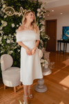White Evening Dress