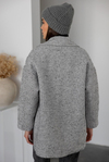 Oversize Kısa Kaban - GRİ