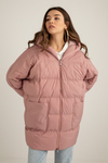 Oversize Şişme Mont - PUDRA