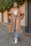 Oversize Trençkot - CAMEL