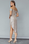 Beige Evening Dress