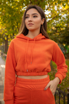 Polar Crop Sweat Takım - TURUNCU