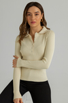 Beige Knitwear