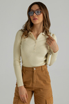 Beige Knitwear