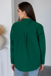 Poplin Basic Gömlek - ZÜMRÜT YEŞİL