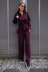 Premium Çift Fermuarlı Takım - BORDO