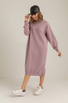 Salaş Sweat Elbise - LİLA