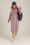 Salaş Sweat Elbise - LİLA