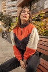 Şeritli Polar Sweat - GRİ