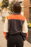 Şeritli Polar Sweat - GRİ