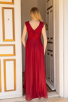 Burgundy Evening Dress