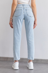 Skinny Denim Pantolon - BUZ MAVİ