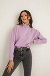 Tam Balıkçı Sweatshirt - LİLA