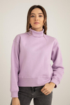 Tam Balıkçı Sweatshirt - LİLA