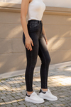 Taşlanmış Skinny Jean - SİYAH