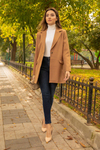 Tek Düğmeli Blazer - CAMEL