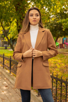 Tek Düğmeli Blazer - CAMEL
