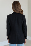 Tüvit Blazer Ceket - SİYAH