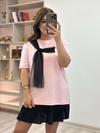 Tül Fiyonk Detaylı Tshirt PUDRA-23YUST000214