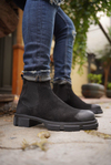 Agusto Black Suede Men Leather Shoes