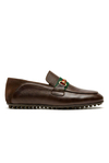 Dark Brown Men Leather Shoes