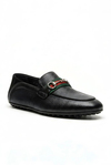 Dark Black Men Leather Shoes