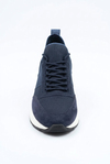 Delta Lacivert Mavi Triko & Hakiki Deri Sneaker