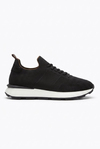 Delta Siyah-Kahve Triko & Hakiki Deri Sneaker