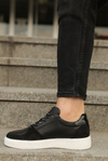 Gain Black Men Leather Shoes