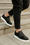 Gain Black Men Leather Shoes