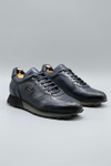 Glory Dark Blue Men Leather Shoes