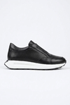 Hunter Hakiki Deri Siyah Erkek Sneaker