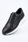 Hunter Hakiki Deri Siyah Erkek Sneaker