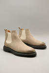 Monster Beige Nubuck Men Leather Shoes