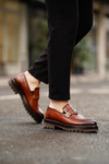 Morgan Tan Color Men Leather Shoes