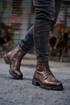 Rims Brown Men Leather Shoes