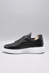 Strong Black Men Leather Shoes