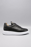Strong Black Men Leather Shoes