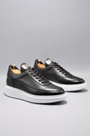 Strong Black Men Leather Shoes