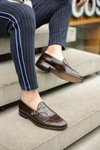 Taylor Open Brown Men Leather Shoes