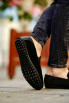 Timo Black Suede Men Leather Shoes